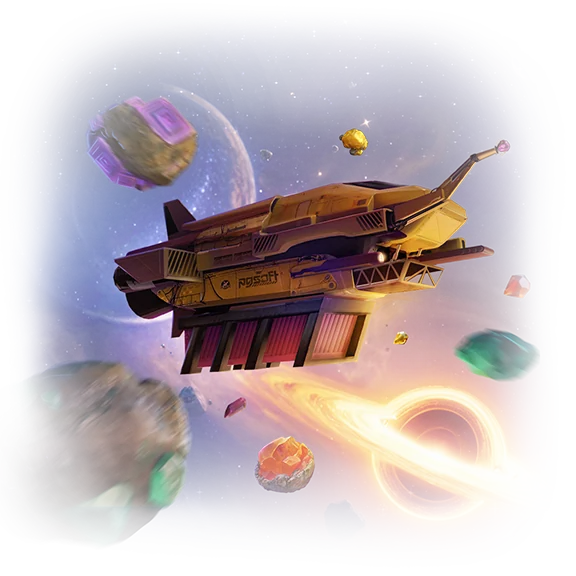 ภาพโปรโมตเกม Galaxy Miner