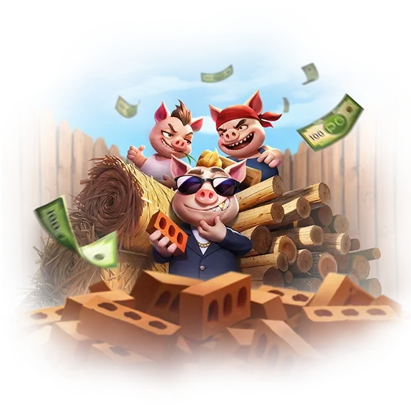 ภาพโปรโมตเกม Three Crazy Piggies