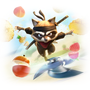 ภาพโปรโมตเกม Ninja Raccoon Frenzy